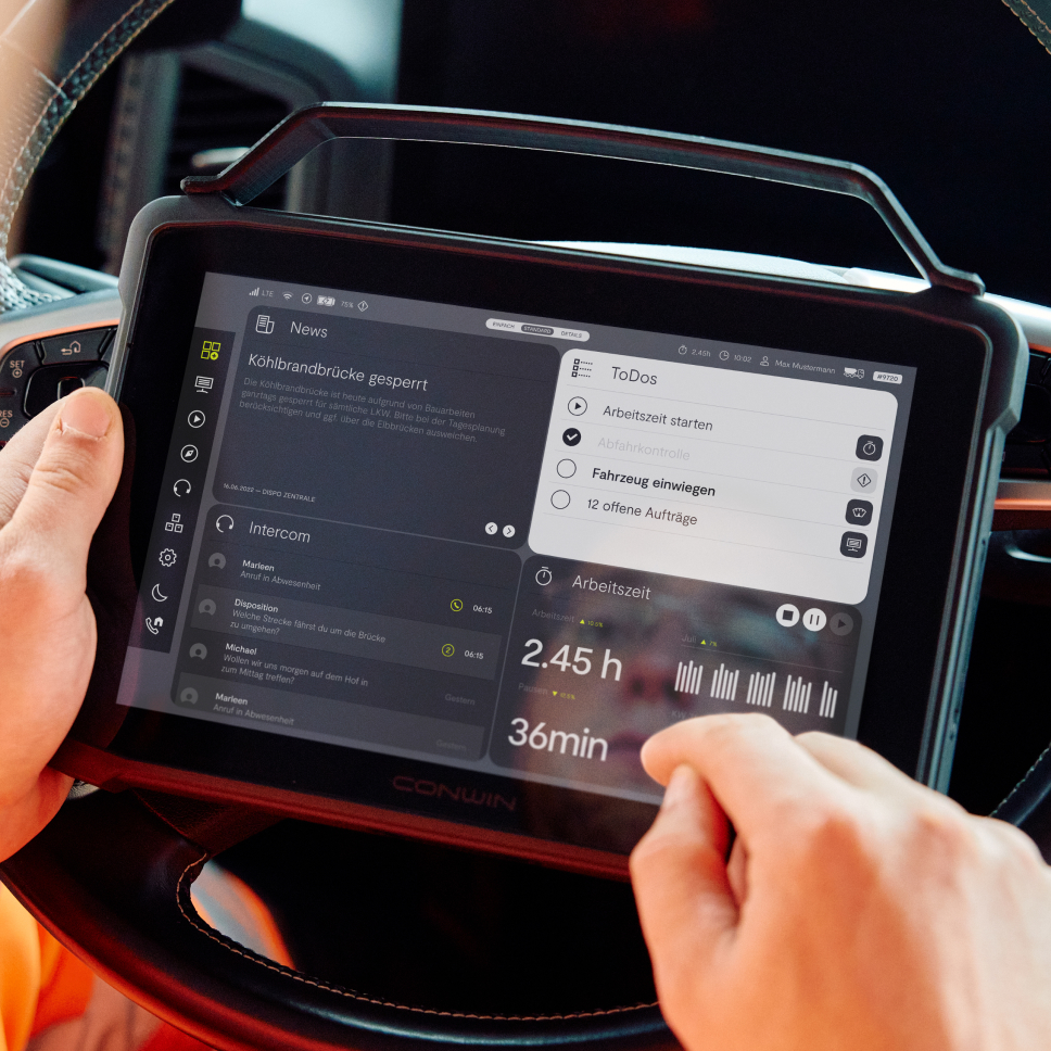 CONWIN ARBEITSZEITEN